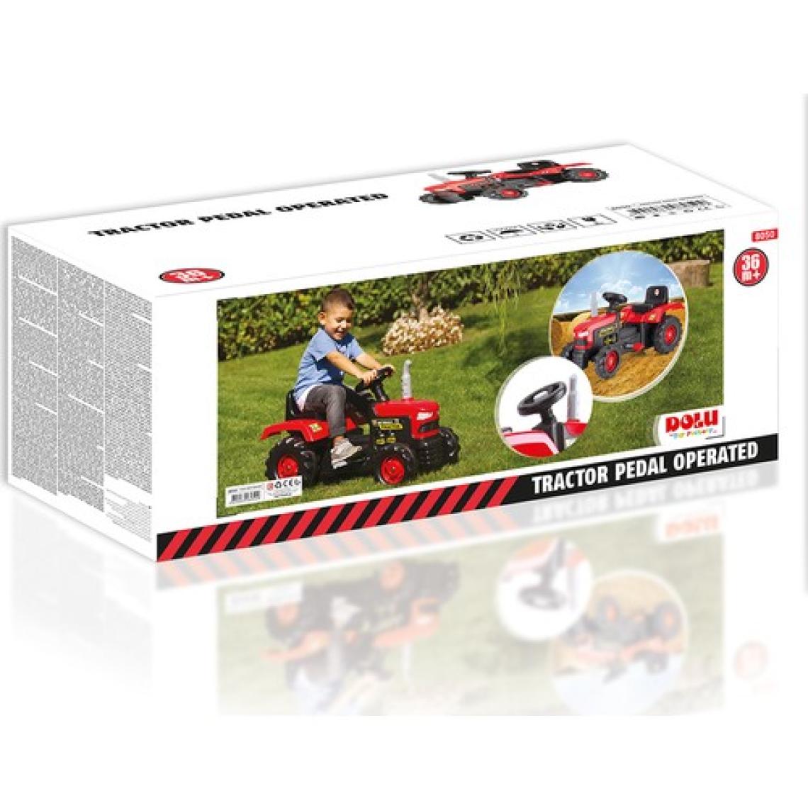 Dolu Pedallı Kırmızı Traktör