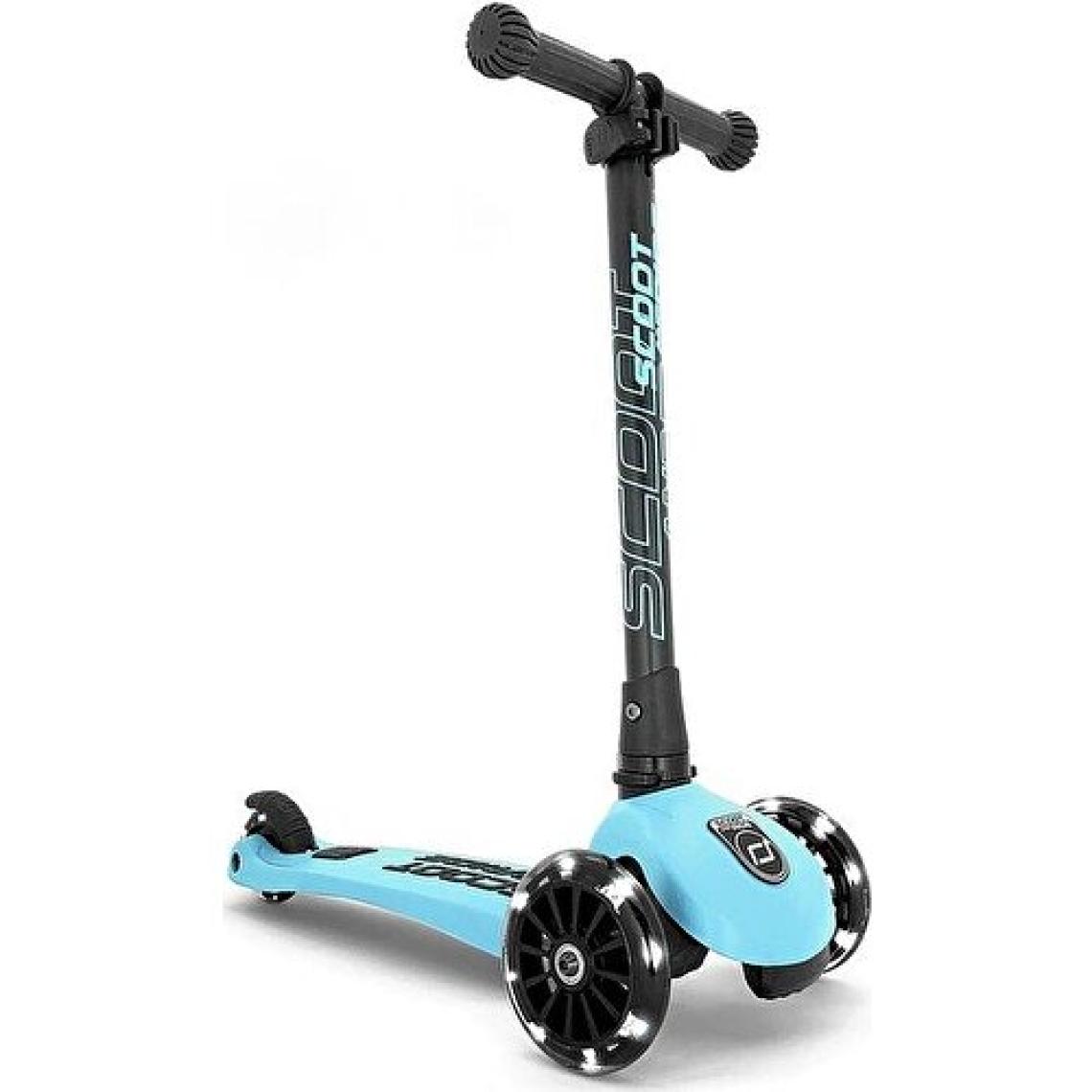 Scoot And Ride Highwaykick 3 Tekerlekli Turkuaz LED Işıklı Çocuk Scooter