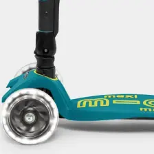 Maxi Micro Deluxe Foldable Petrol Green (Led) Çocuk Yeşil Scooter MCR.MMD097