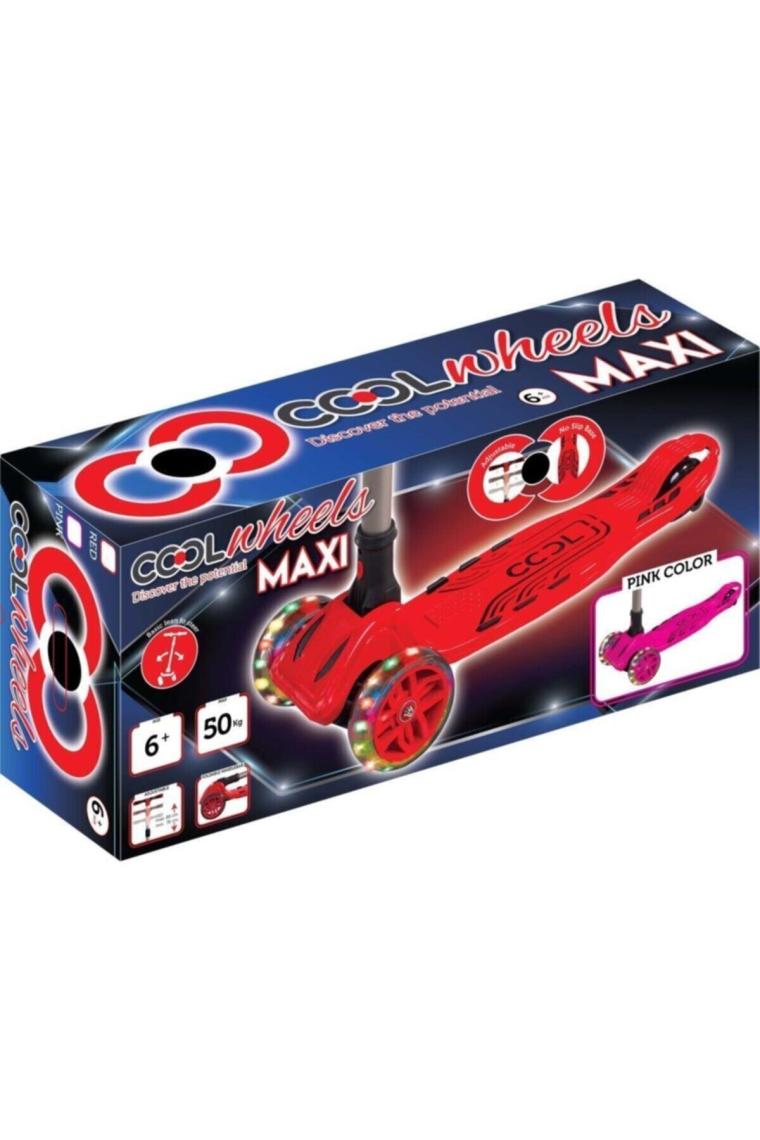 Cool Wheels Maxi Twist Pembe 3 Tekerlekli Işıklı Çocuk Scooter