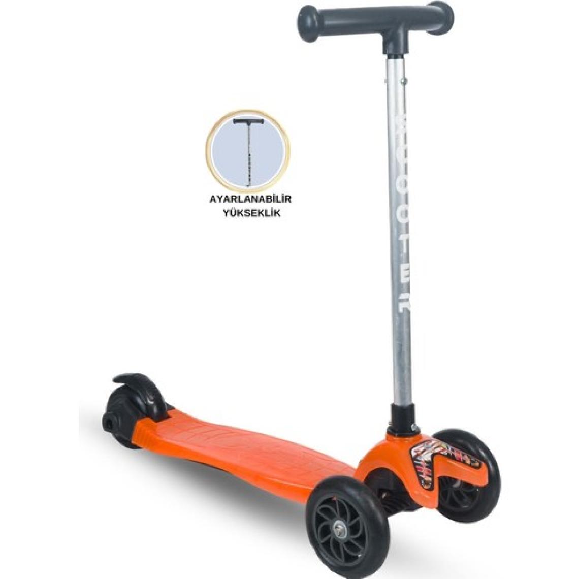 Tois Colorwase LED Işıklı 4 Kademe(50-65 Cm) Ayarlanabilir 3 Tekerlekli Scooter