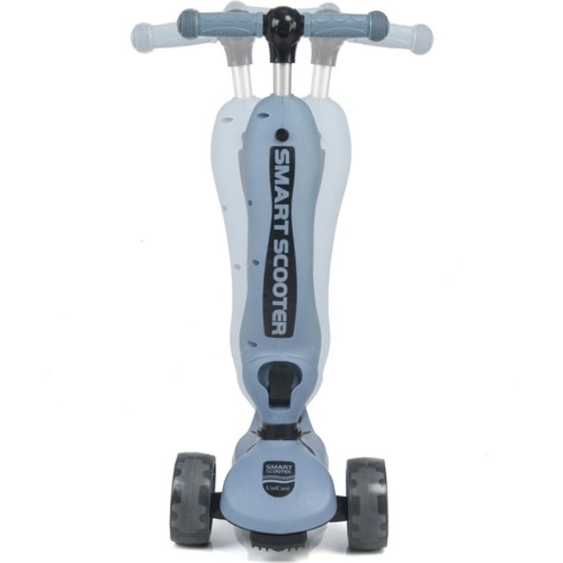 Smart Oturaklı Çocuk Scooter 3 Tekerlekli Led Işıklı Scooter Yükseklik Ayarlı 1-5 Yaş
