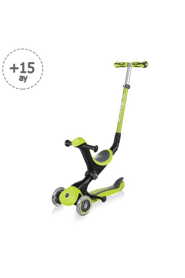 Globber Go Up Deluxe 3 Tekerlekli Oturaklı Işıklı Çocuk Scooter
