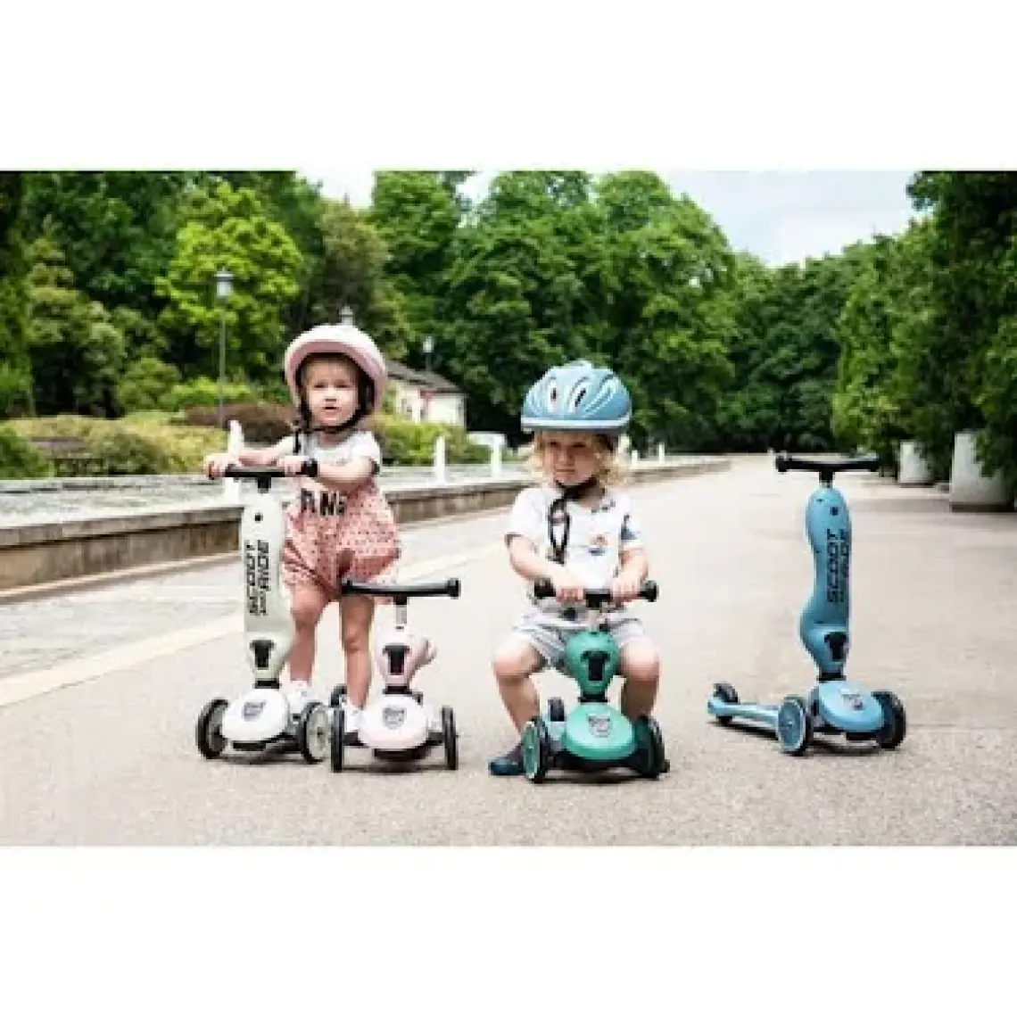 Scoot And Ride Highwaykick 1 Oturaklı Çocuk Scooter Olive 160629-00001