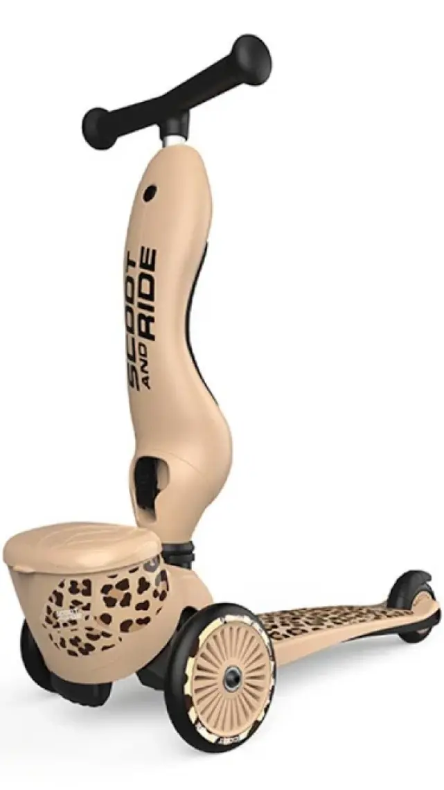 Scoot And Ride Highwaykick 1 Oturaklı Çocuk Scooter Olive 160629-00001