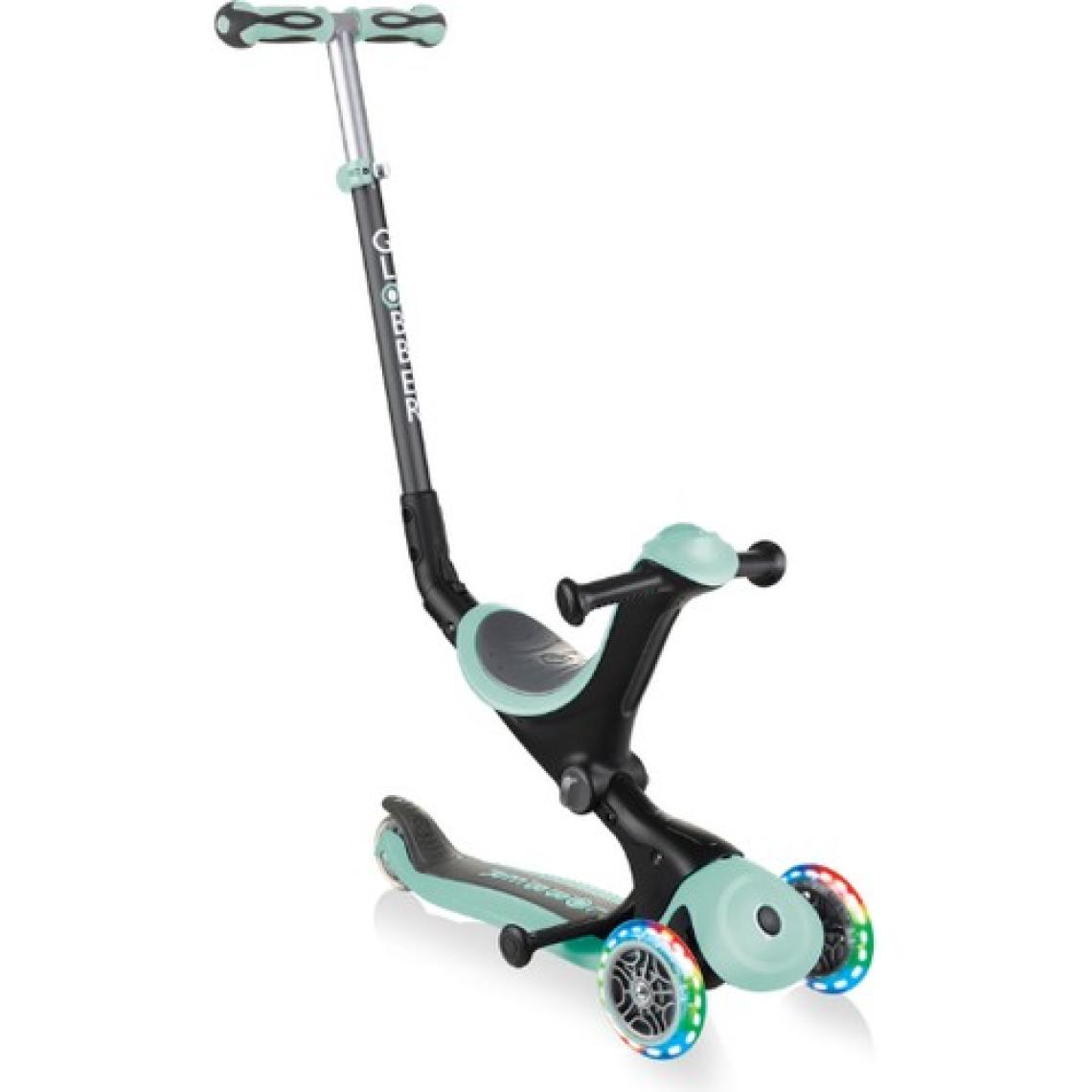 Globber Go Up Deluxe Mint 3 Tekerlekli Oturaklı Işıklı Çocuk Scooter