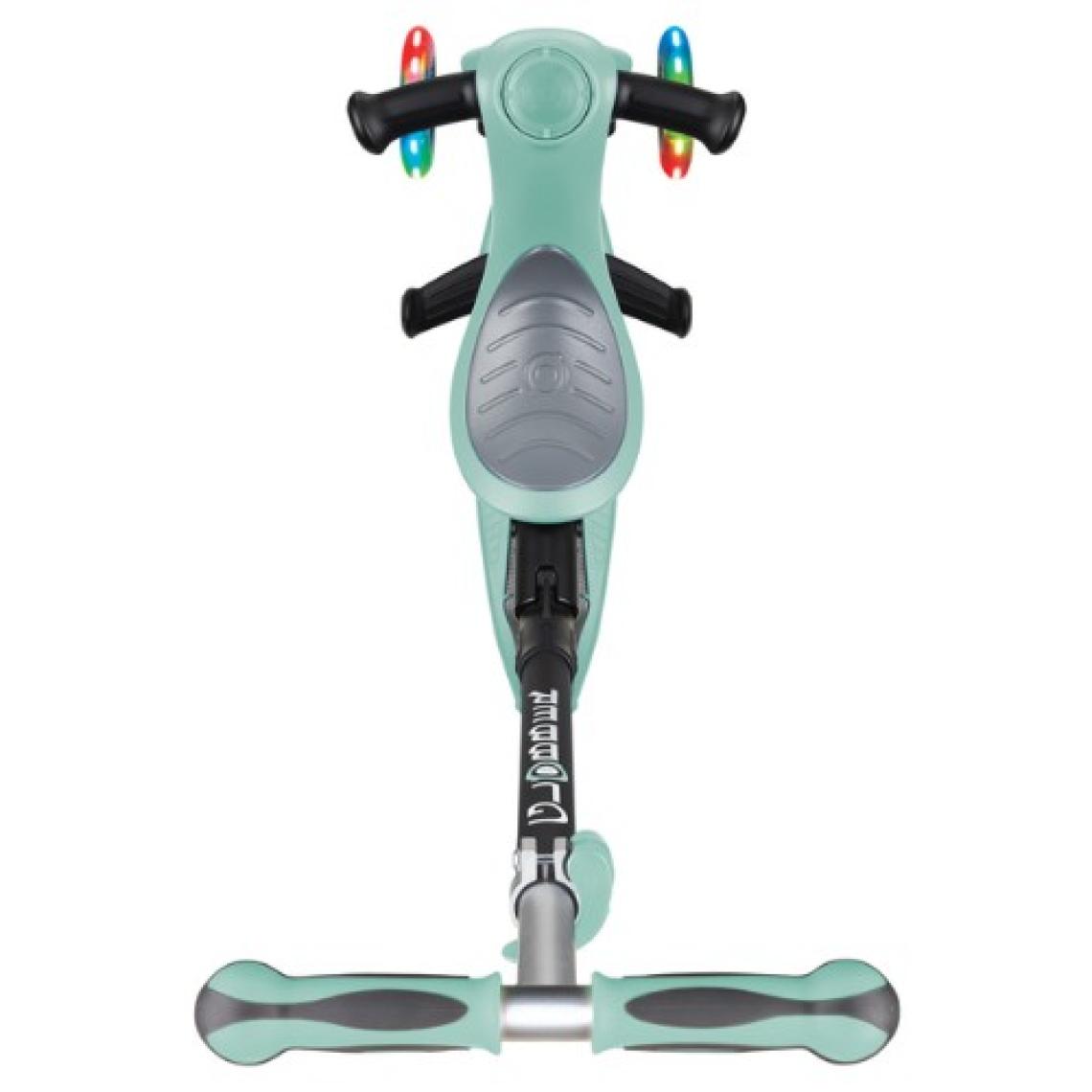 Globber Go Up Deluxe Mint 3 Tekerlekli Oturaklı Işıklı Çocuk Scooter