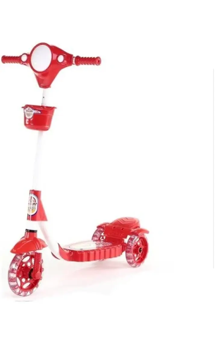 XScooty Silikon 3 Tekerlekli Frenli Mavi Scooter