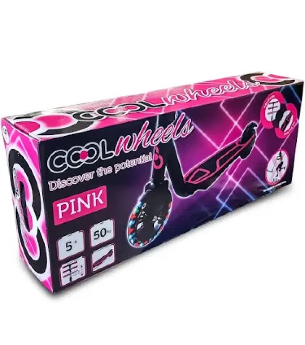 Cool Wheels 5 + Yüksekliği Ayarlanabilir Işıklı Scooter Mavi FR59243