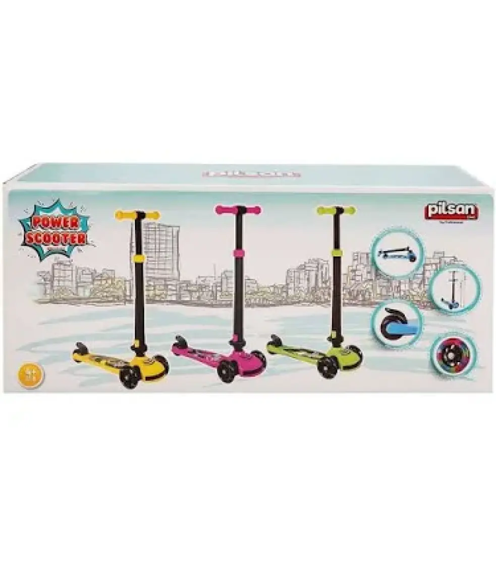 Pilsan Power Scooter Pembe