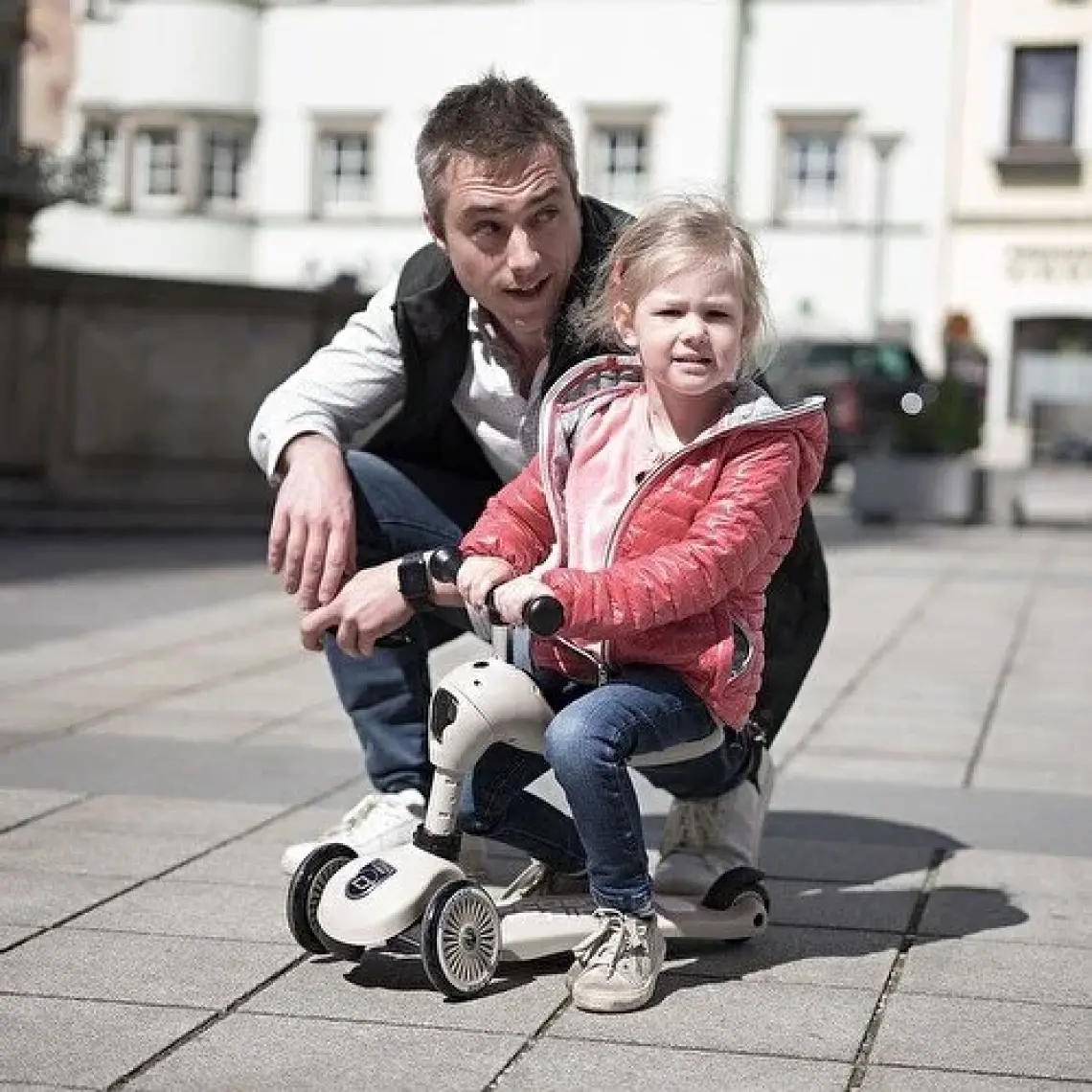 Scoot And Ride Highwaykick 1 Gri Oturaklı 3 Tekerlekli Çocuk Scooter