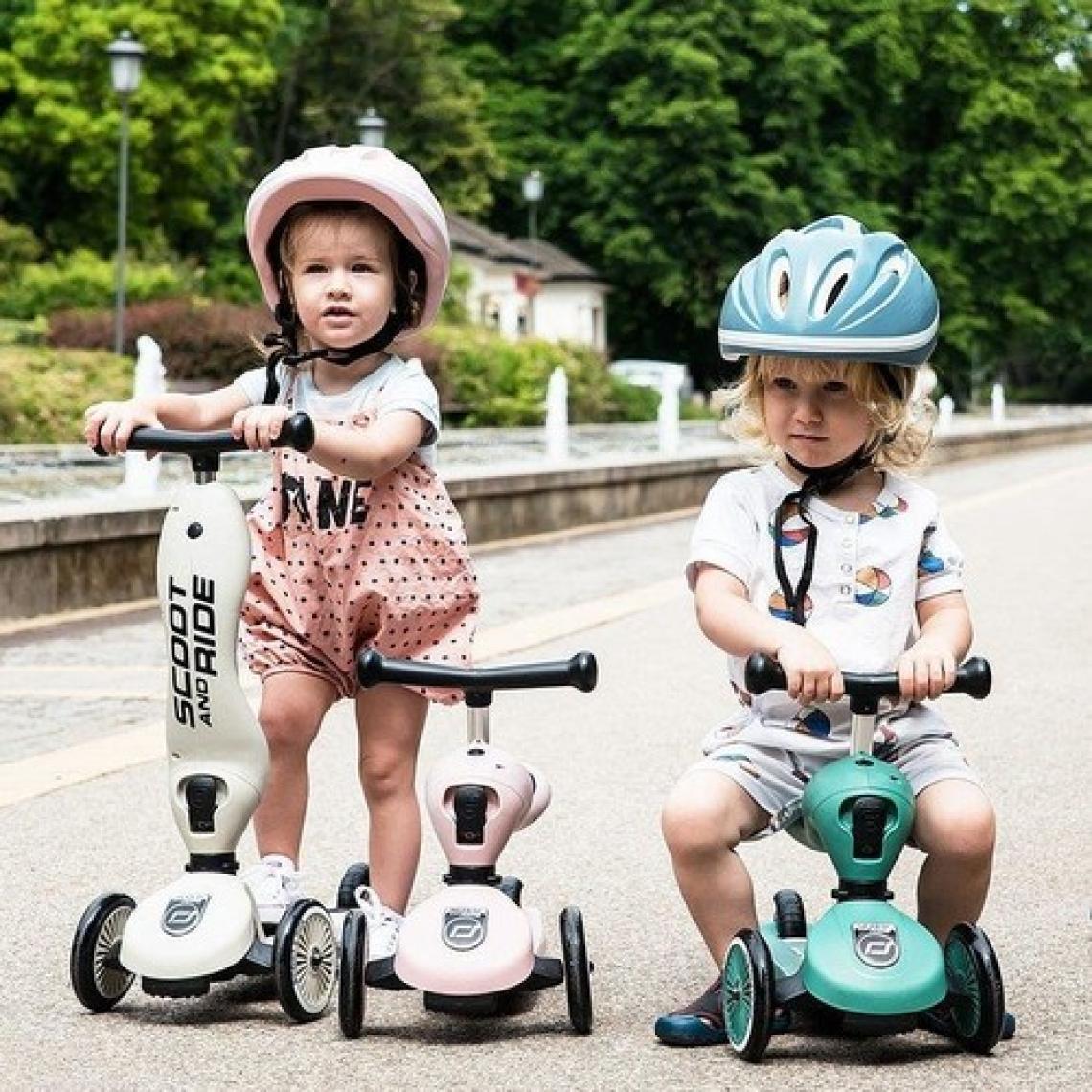 Scoot And Ride Highwaykick 1 Gri Oturaklı 3 Tekerlekli Çocuk Scooter