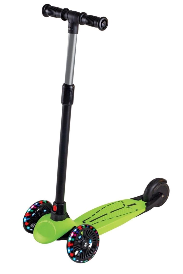 Furkan Toys Dragon Pembe 3 Tekerlekli LED Işıklı Çocuk Scooter