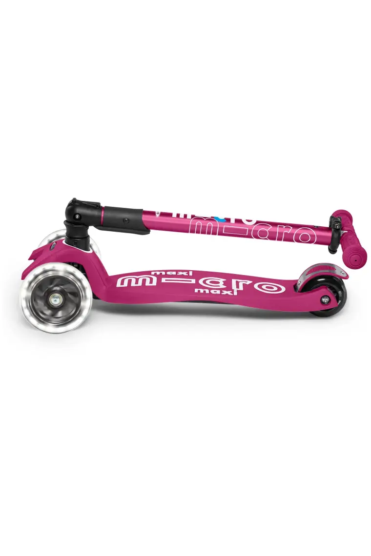 Maxi Micro Deluxe Foldable Purple (Led) Çocuk Mor Scooter MCR.MMD100