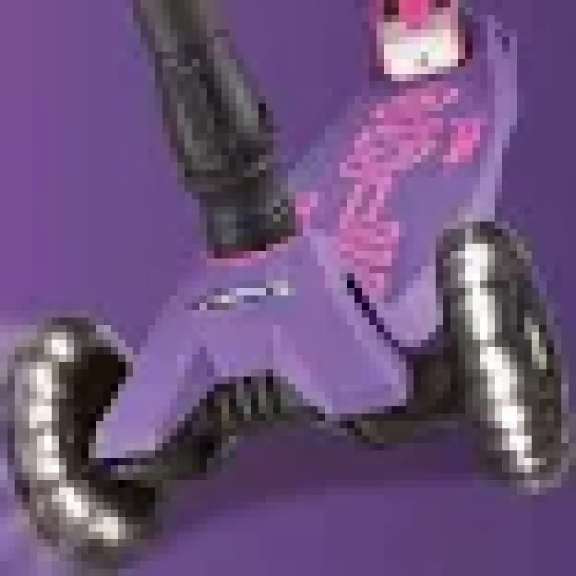 Maxi Micro Deluxe Foldable Purple (Led) Çocuk Mor Scooter MCR.MMD100