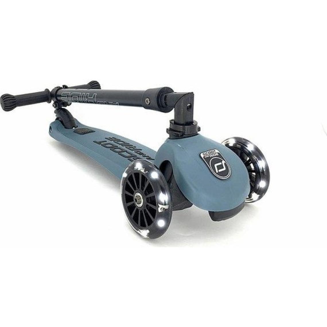 Scoot And Ride Highwaykick 3 LED Tekerlekli Çocuk Scooter Petrol Mavisi 170301-96347