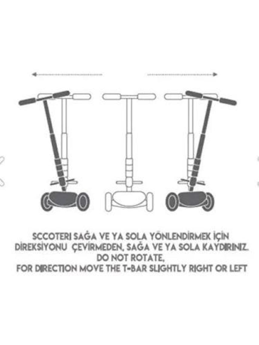 Cool Wheels Scooter Işıklı Turuncu