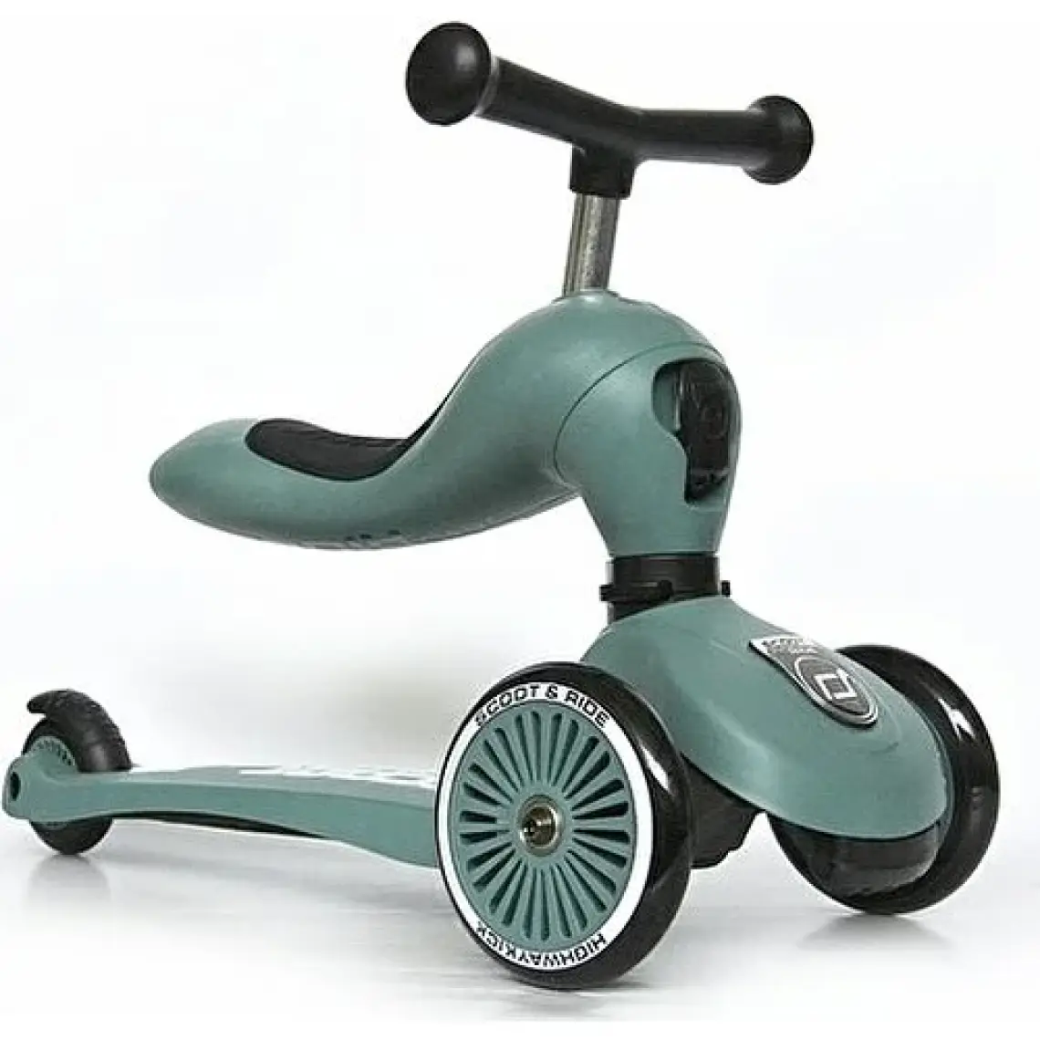 Scoot And Ride Highwaykick 1 Yeşil Oturaklı 3 Tekerlekli Çocuk Scooter