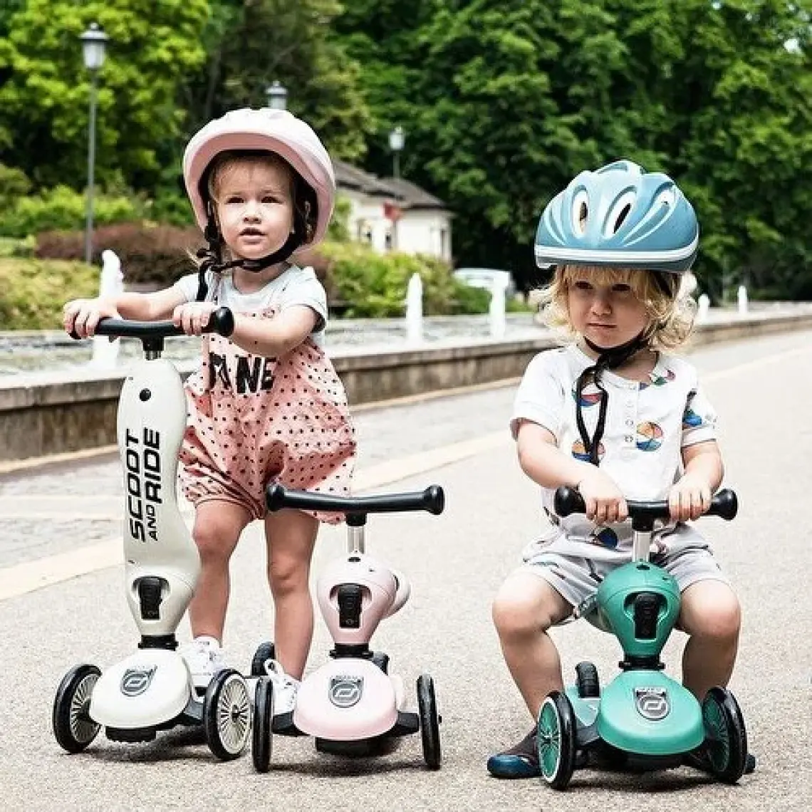 Scoot And Ride Highwaykick 1 Yeşil Oturaklı 3 Tekerlekli Çocuk Scooter