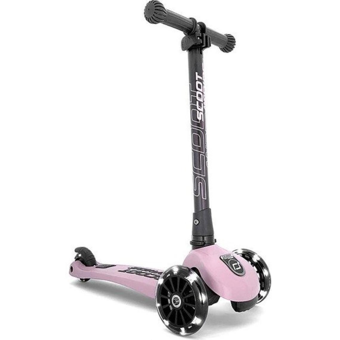 Scoot And Ride Highwaykick 3 Tekerlekli Pembe LED Işıklı Çocuk Scooter