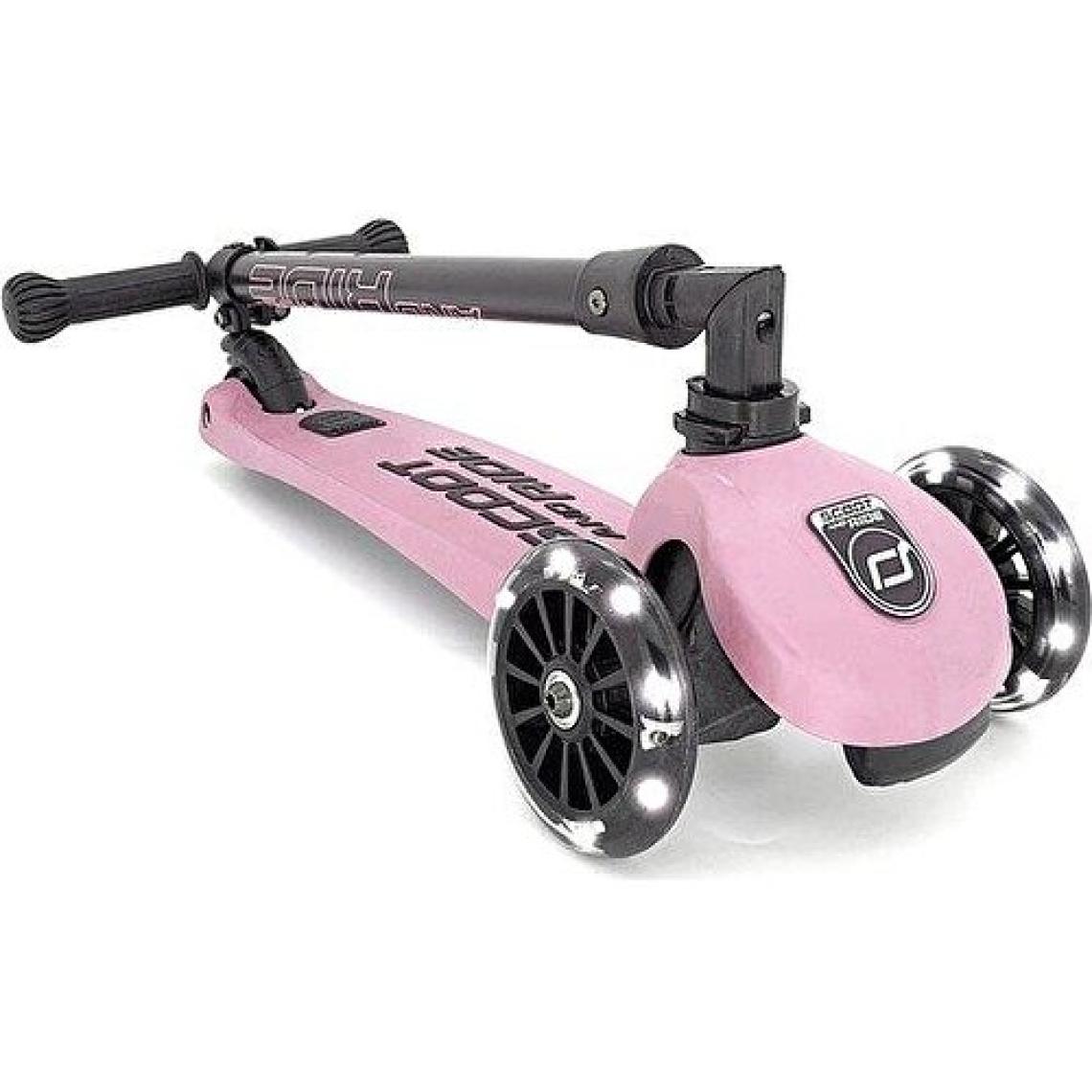 Scoot And Ride Highwaykick 3 Tekerlekli Pembe LED Işıklı Çocuk Scooter