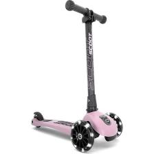 Scoot And Ride Highwaykick 3 Tekerlekli Pembe LED Işıklı Çocuk Scooter