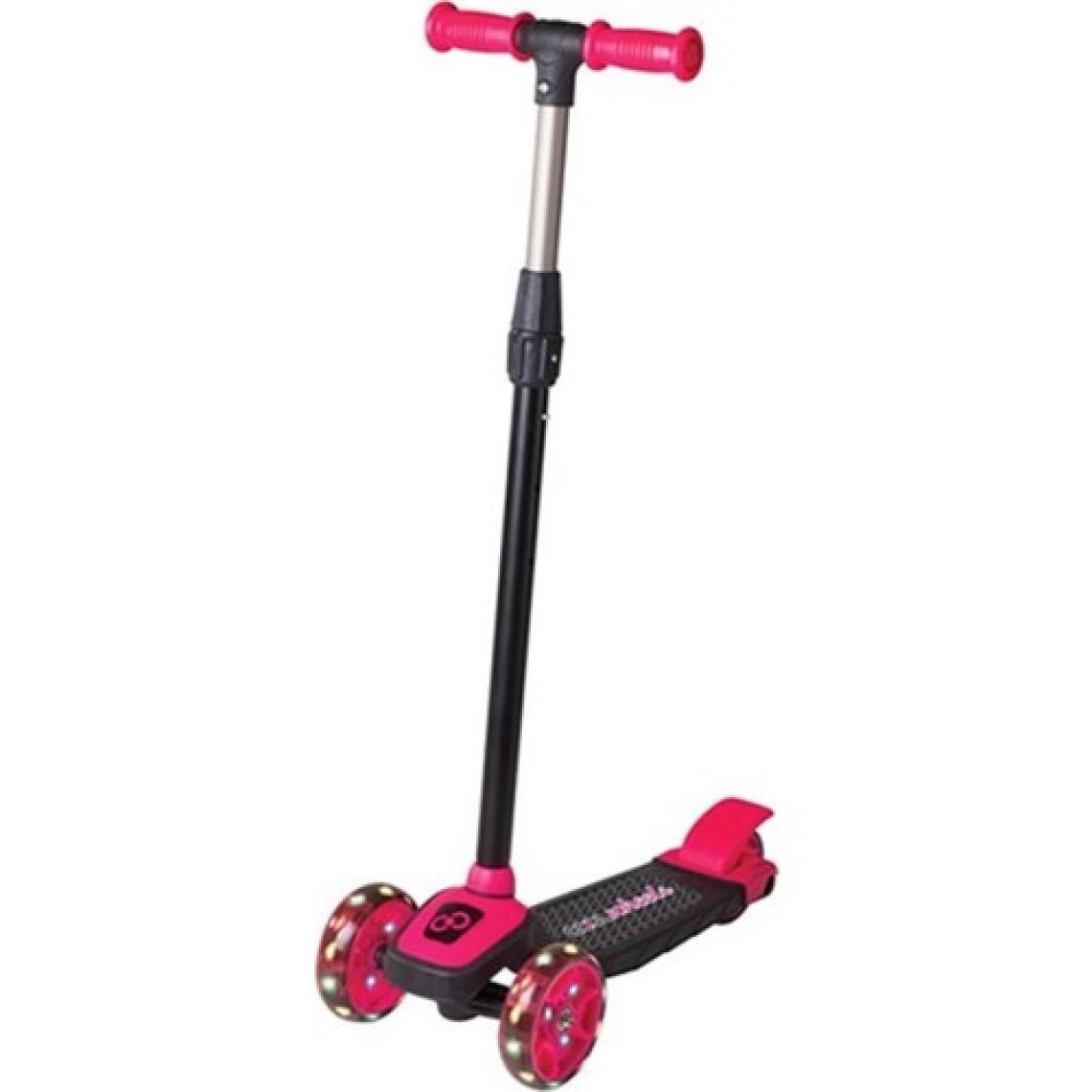Furkan Toys Cool Wheels 3 Yaş Üstü Işıklı Twist Pembe Scooter