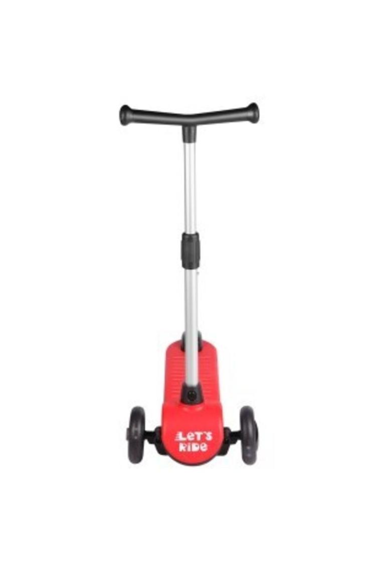 Let's Be Child Ride Işıklı ve 3 Tekerlekli Kırmızı Çocuk Scooter