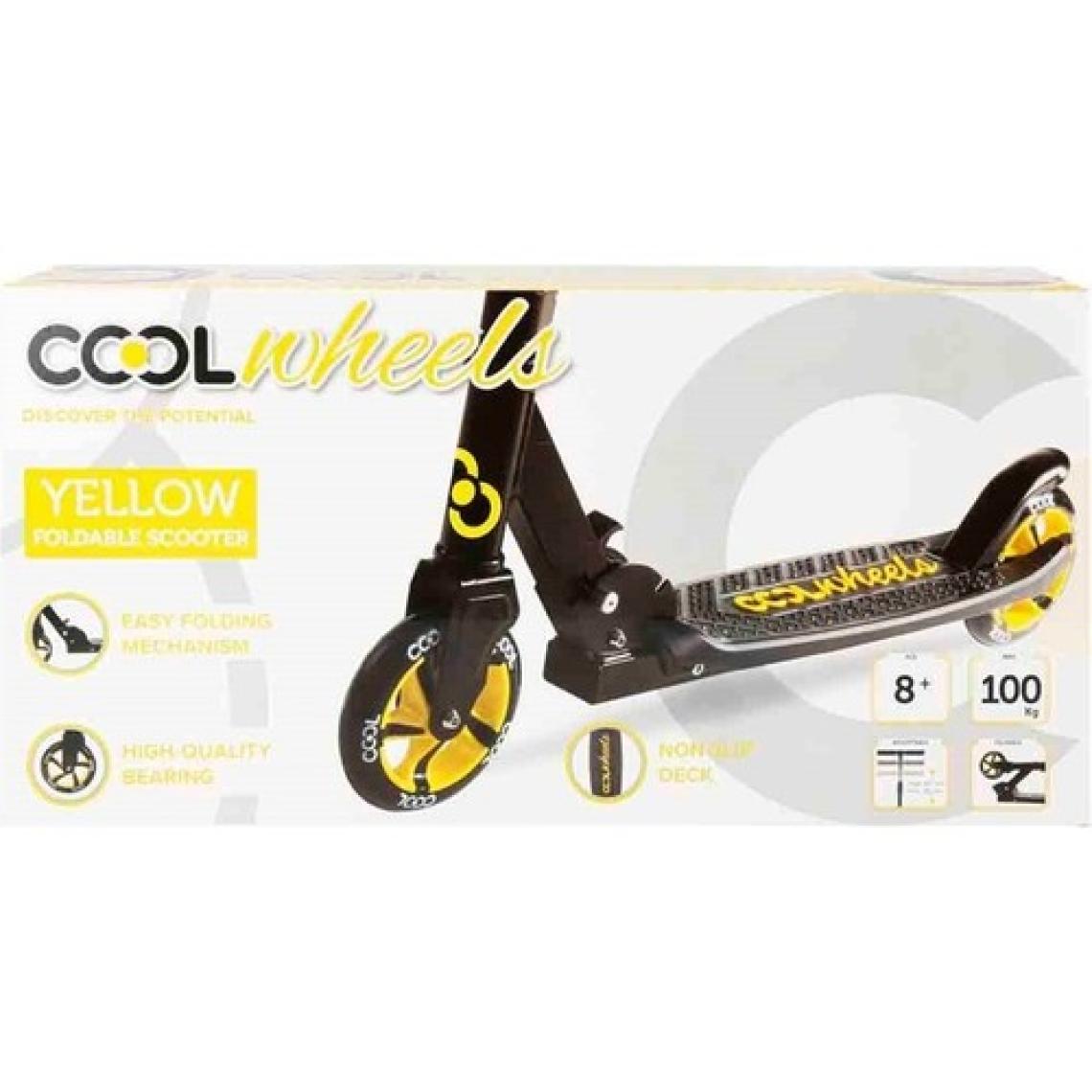 Cool Wheels 8 + Direksiyonu Katlanabilir Scooter Sarı FR58345