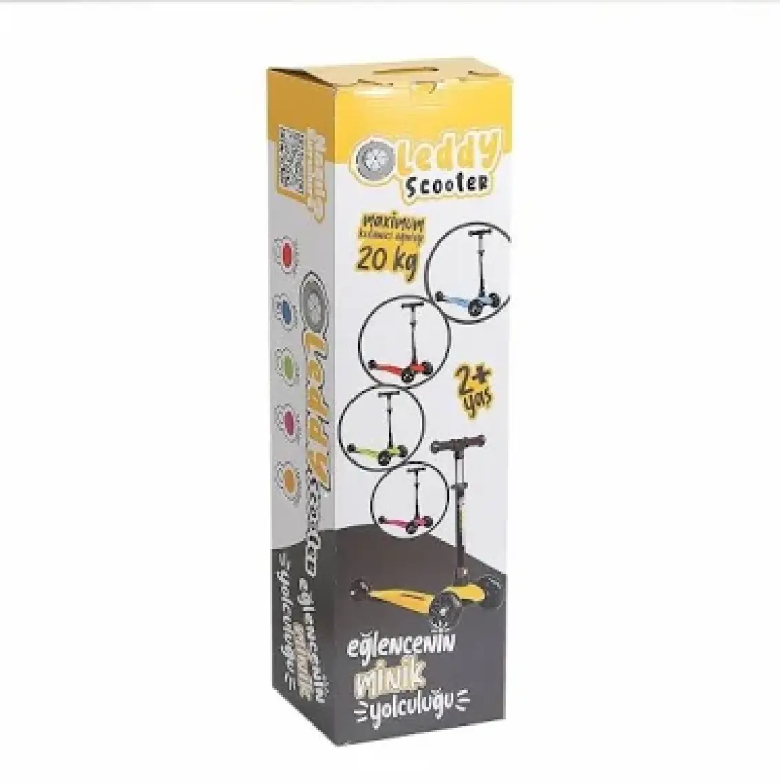 Çekirdek Zeka Leddy Scooter Kırmızı Işıklı