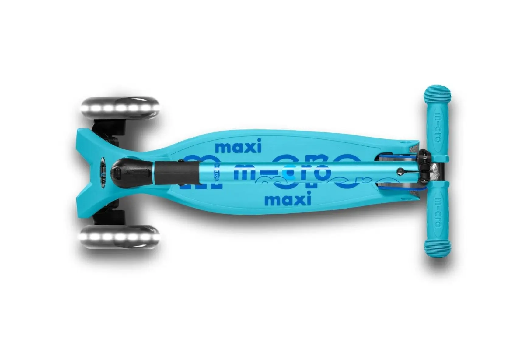 Micro Scooter Maxi Micro Deluxe Foldable Navy LED