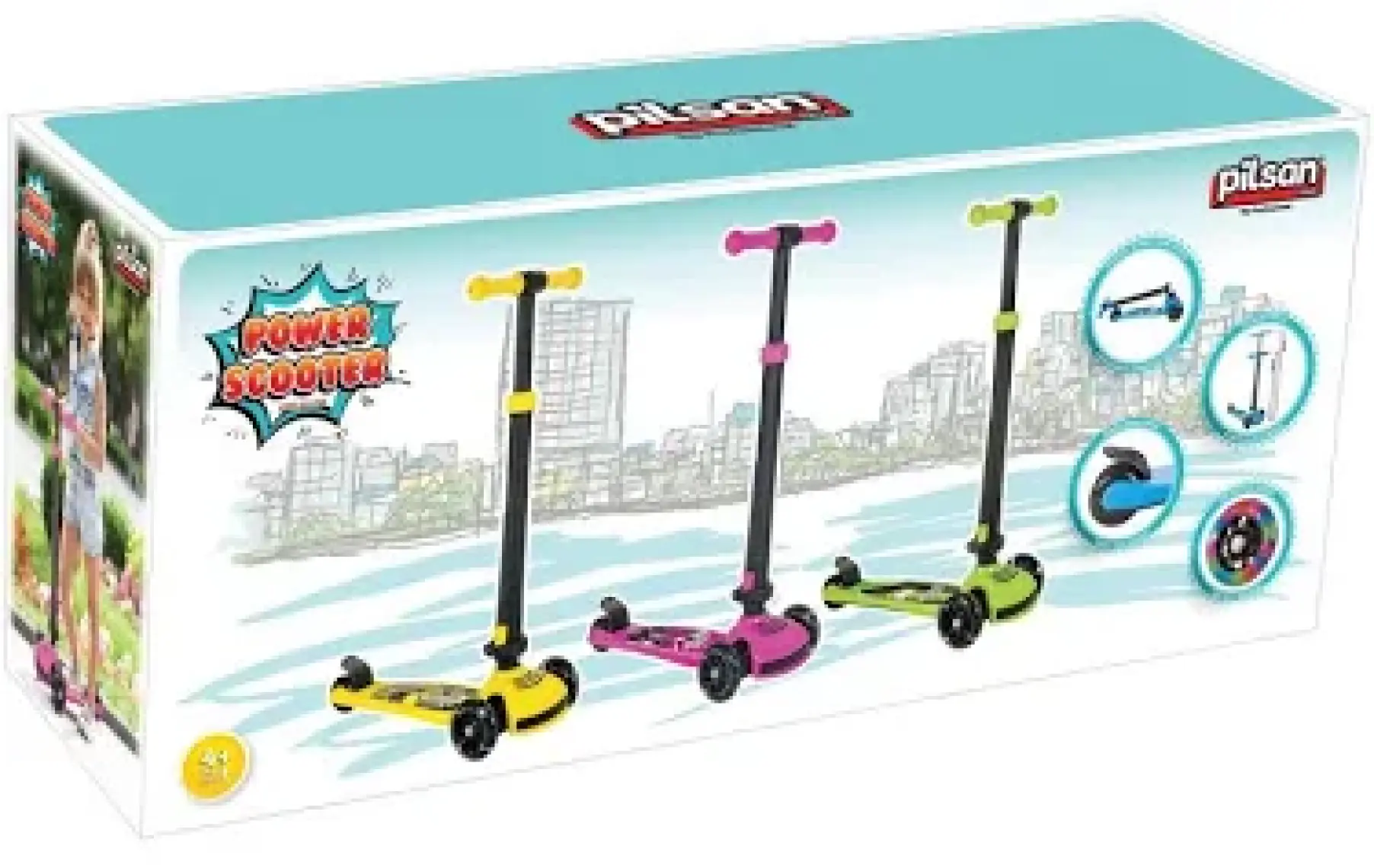 Pilsan Power Scooter Pembe