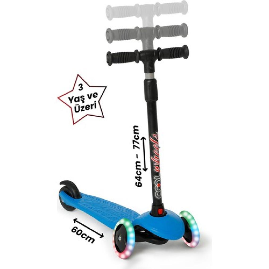 Cool Wheels Star Işıklı 3 Tekerlekli Çocuk Scooter