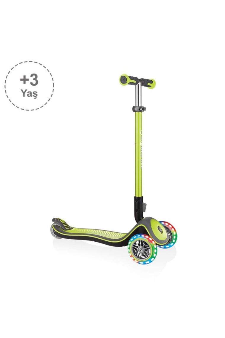 Globber Elite Deluxe 3 Tekerlekli Katlanabilir Mavi Scooter