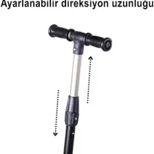 Cool Wheels 5 + Yüksekliği Ayarlanabilir Işıklı Scooter Mavi FR59243