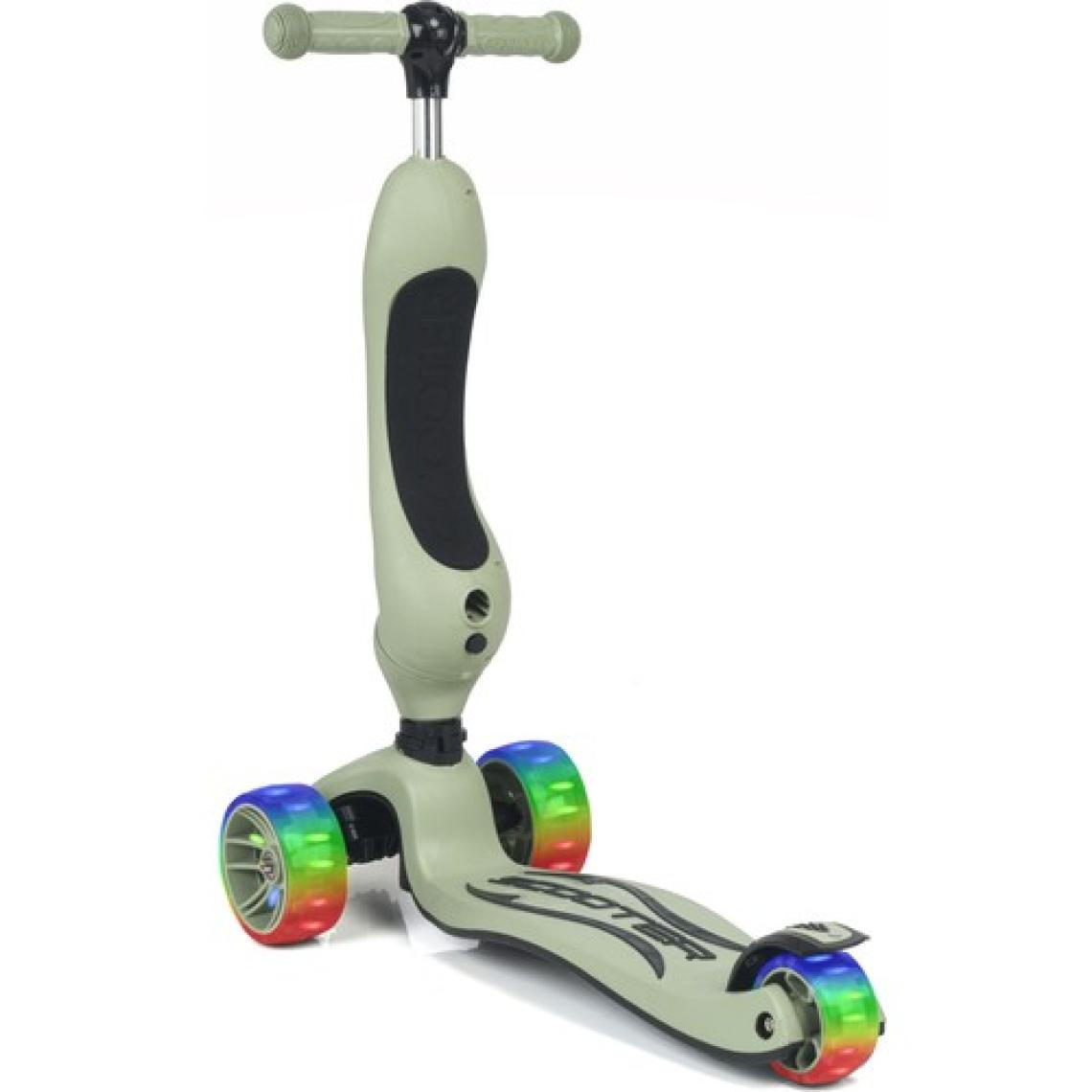 Smart Oturaklı Çocuk Scooter 3 Tekerlekli Işıklı Scooter Yükseklik Ayarlı 1-5 Yaş