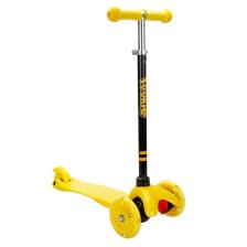 Gokidy Rookie 3 Tekerlekli Işıklı Sarı Mini Scooter