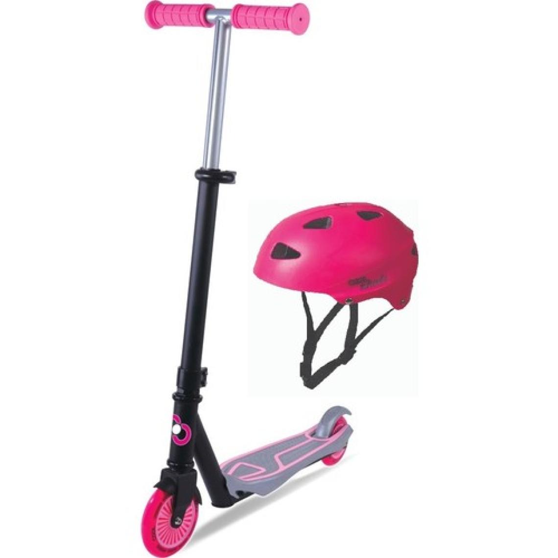 Furkan  Cool Wheels 2 Tekerlekli Scooter Kask set Pembe