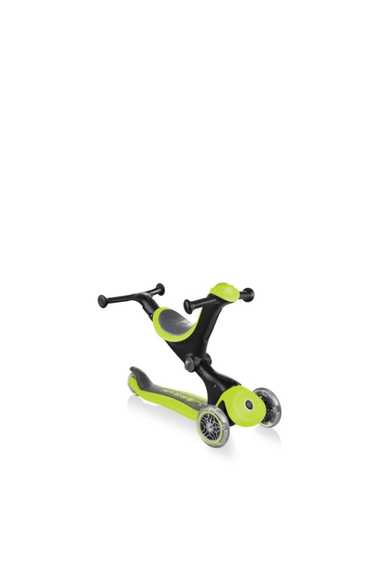 Globber Go Up Deluxe Yeşil 3 Tekerlekli Oturaklı Işıklı Çocuk Scooter
