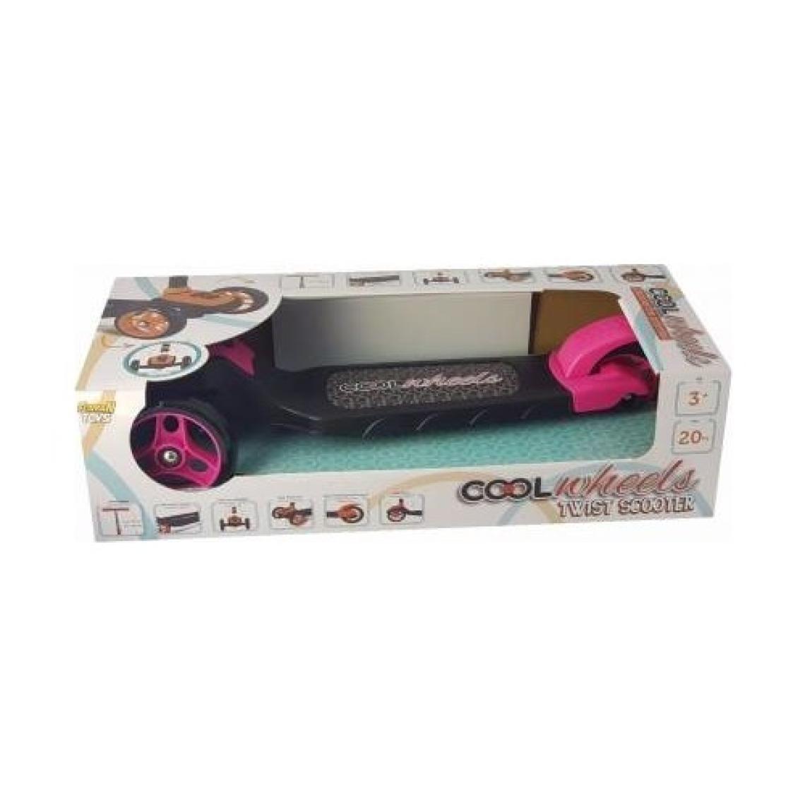 Cool Wheels Twist 3 + Yüksekliği Ayarlanabilir Scooter Pembe FR57898