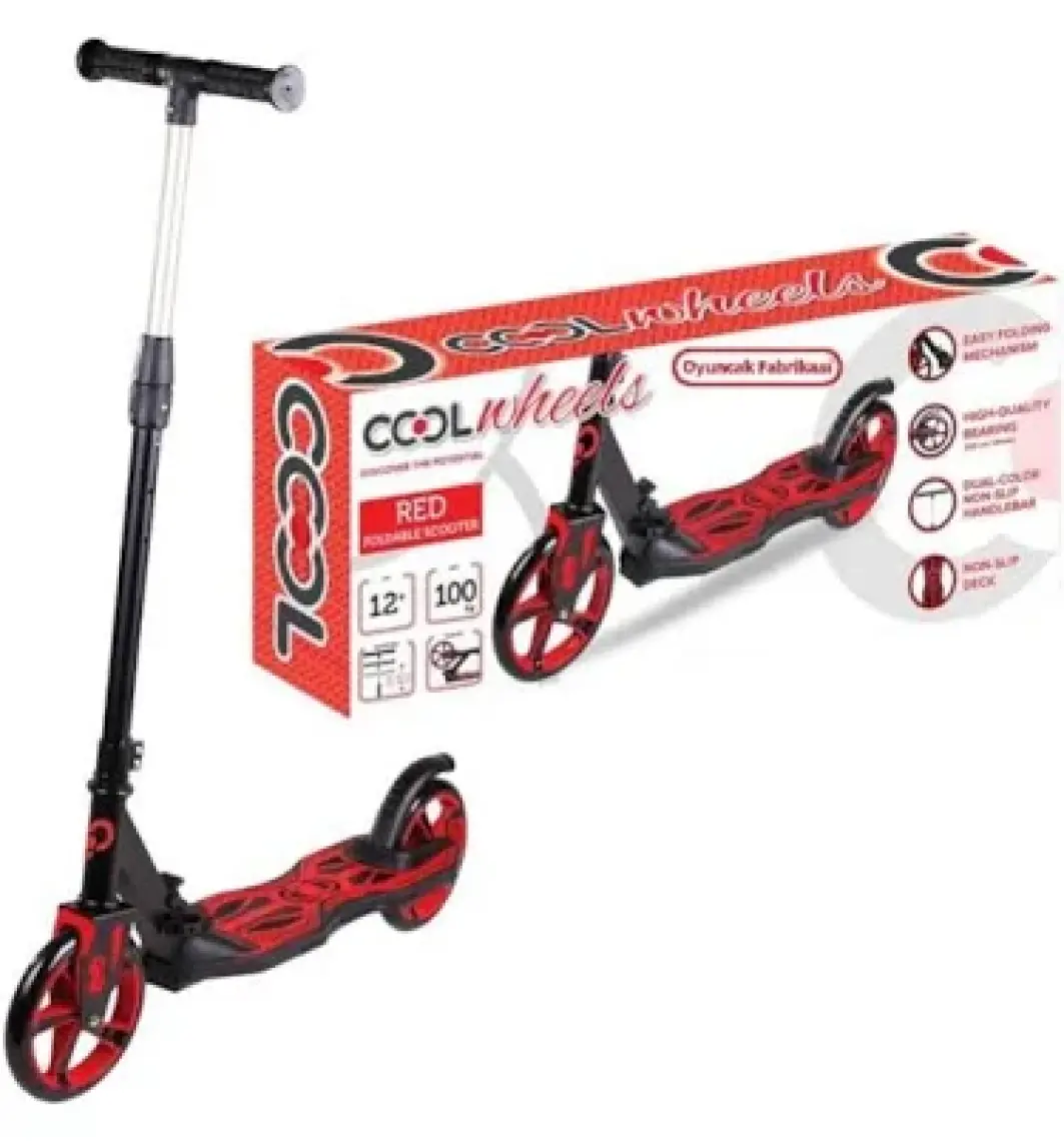 Cool Wheels Katlanabilir Scooter Kırmızı 12+ 100kg FR59236