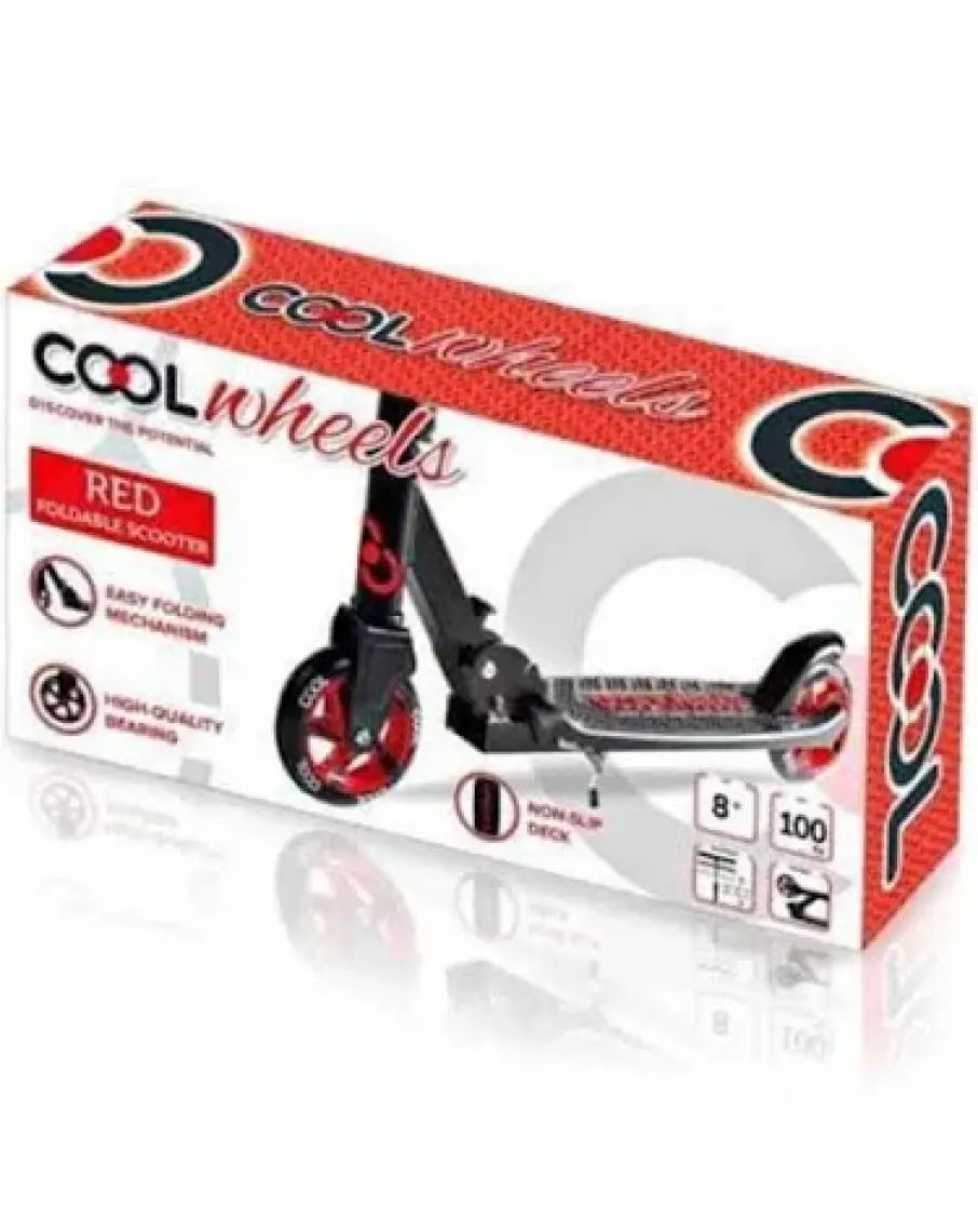 Cool Wheels 8 + Katlanır Scooter Kırmızı FR58376