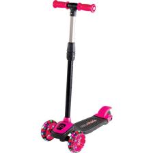 Mixoyuncak Scooter Çocuk Scooter Işıklı Slikon Teker Pembe 40 kg Taşıma