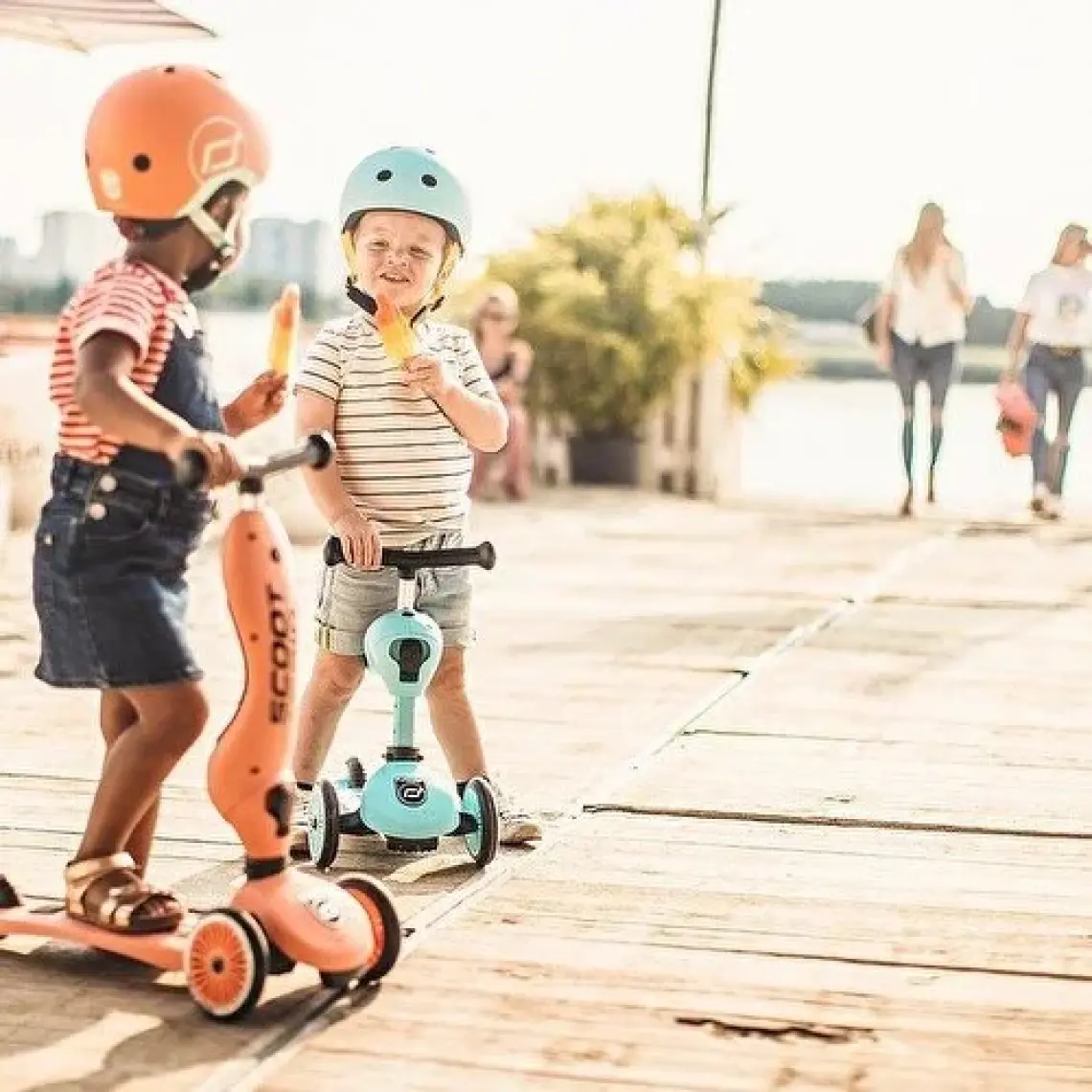 Scoot And Ride Highwaykick 1 Turkuaz Oturaklı 3 Tekerlekli Çocuk Scooter