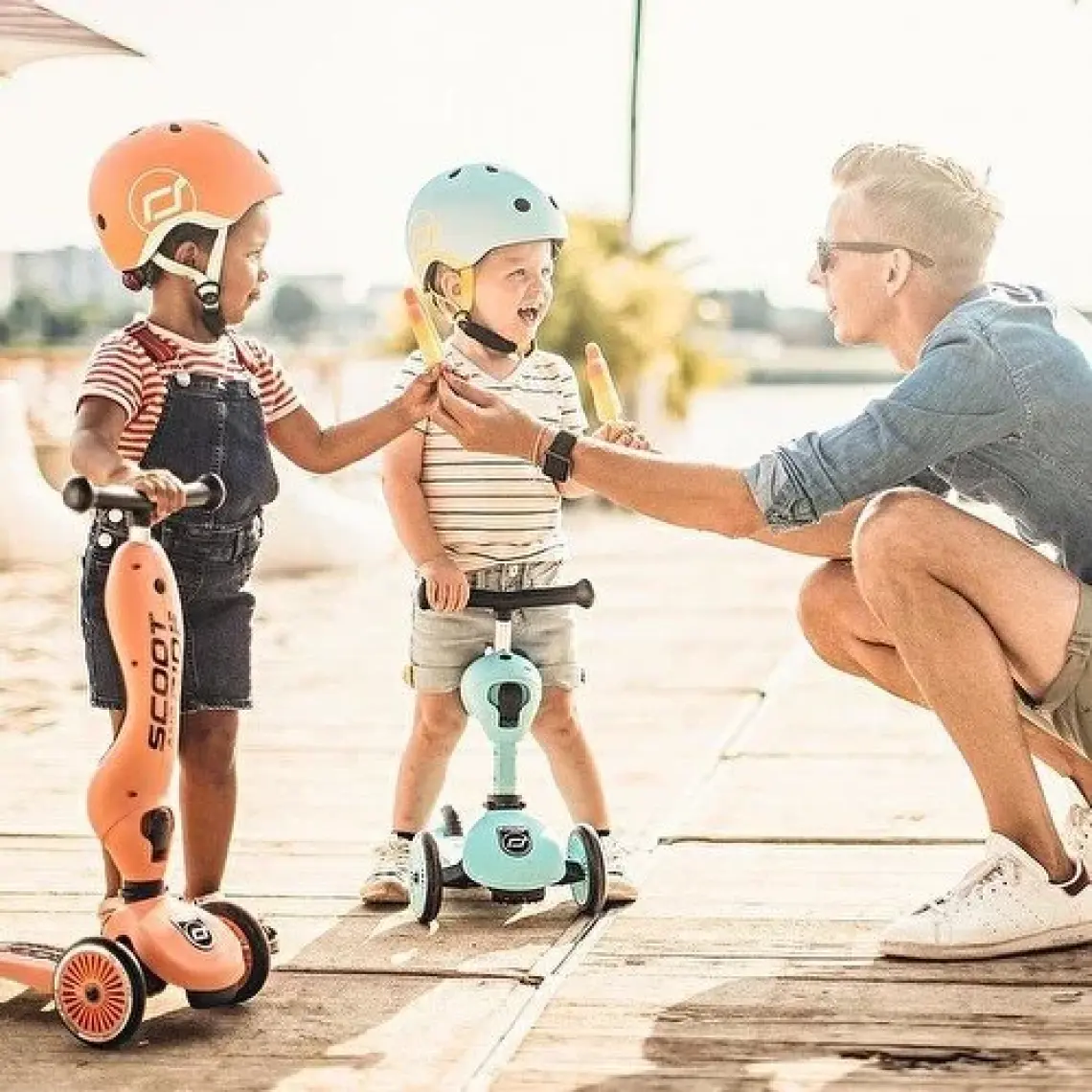 Scoot And Ride Highwaykick 1 Turkuaz Oturaklı 3 Tekerlekli Çocuk Scooter