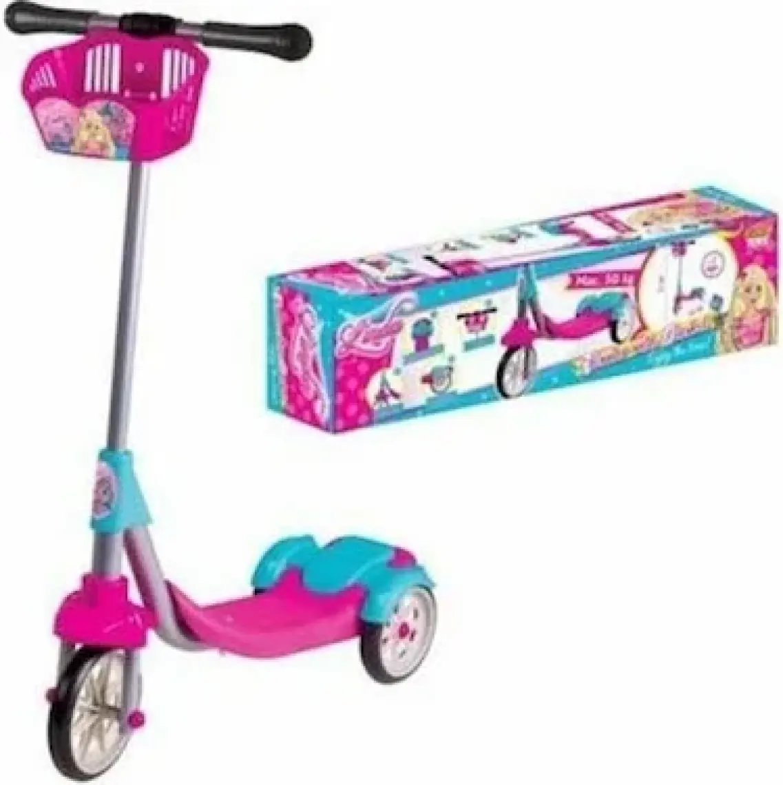 Furkan Toys Linda 3 Tekerli Frenli Sepetli Scooter