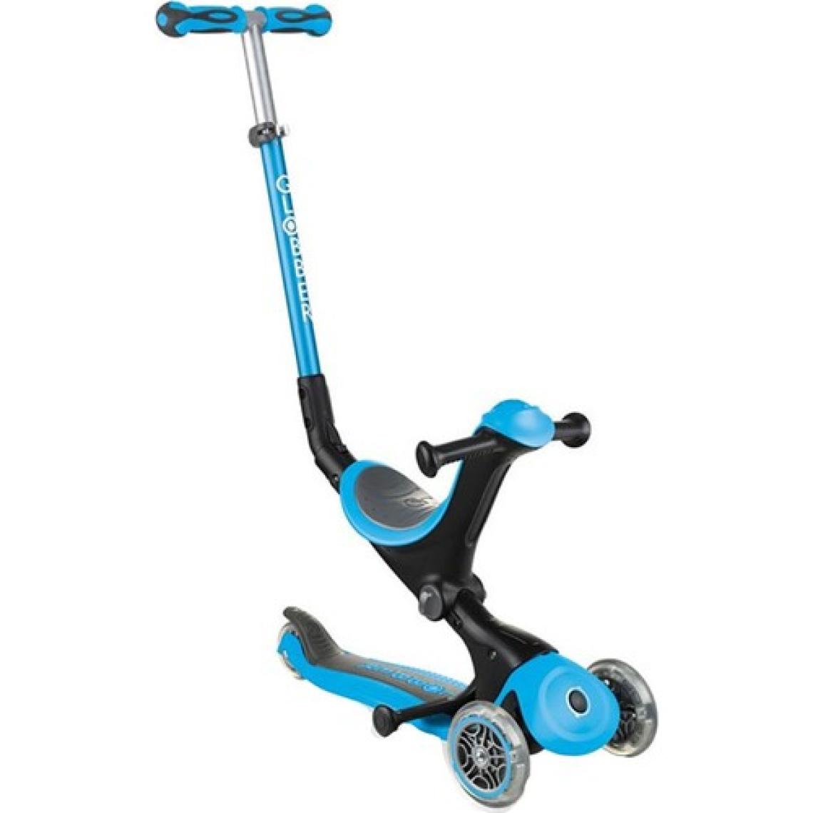 Globber Go Up Deluxe Mavi 3 Tekerlekli Oturaklı Çocuk Scooter