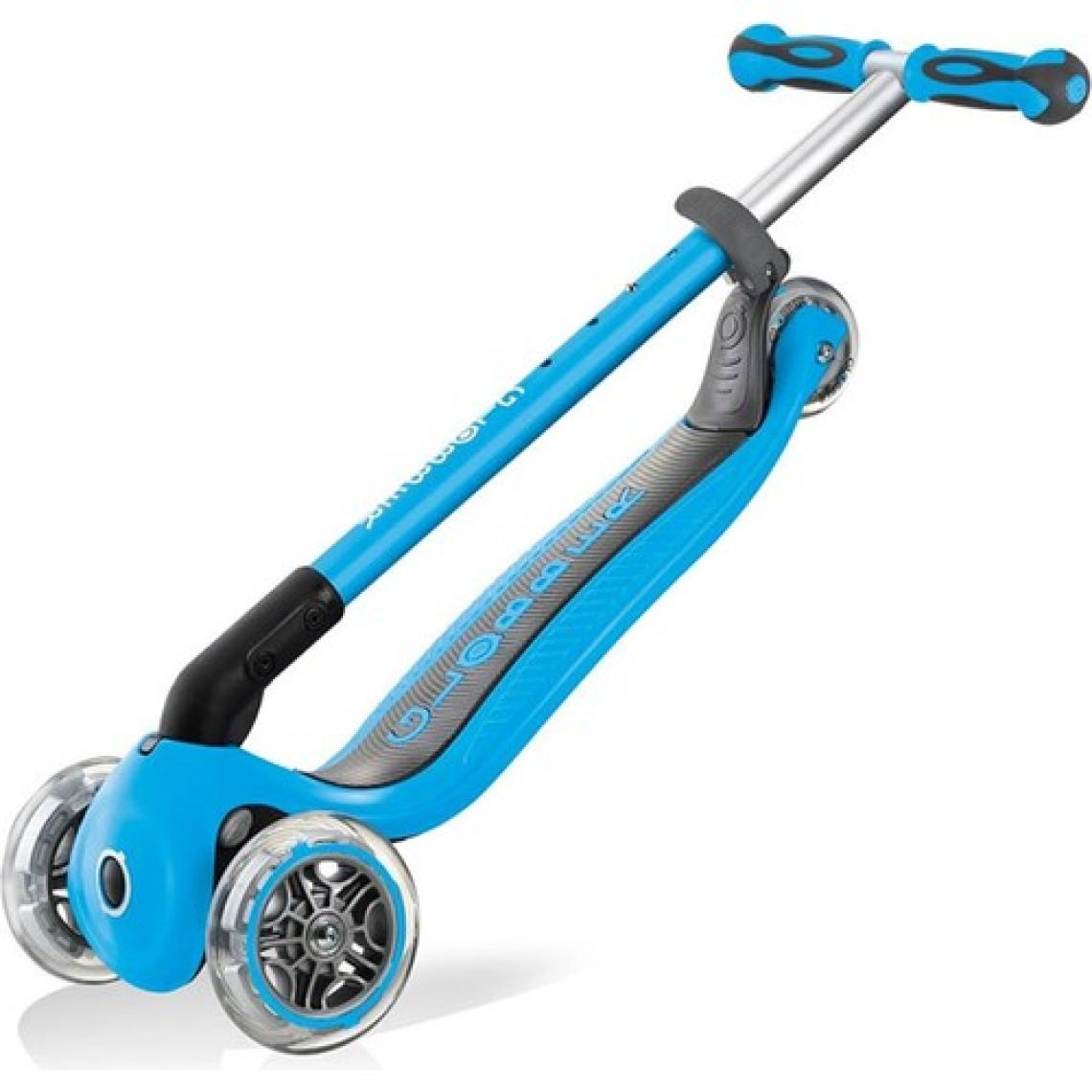 Globber Go Up Deluxe Mavi 3 Tekerlekli Oturaklı Çocuk Scooter