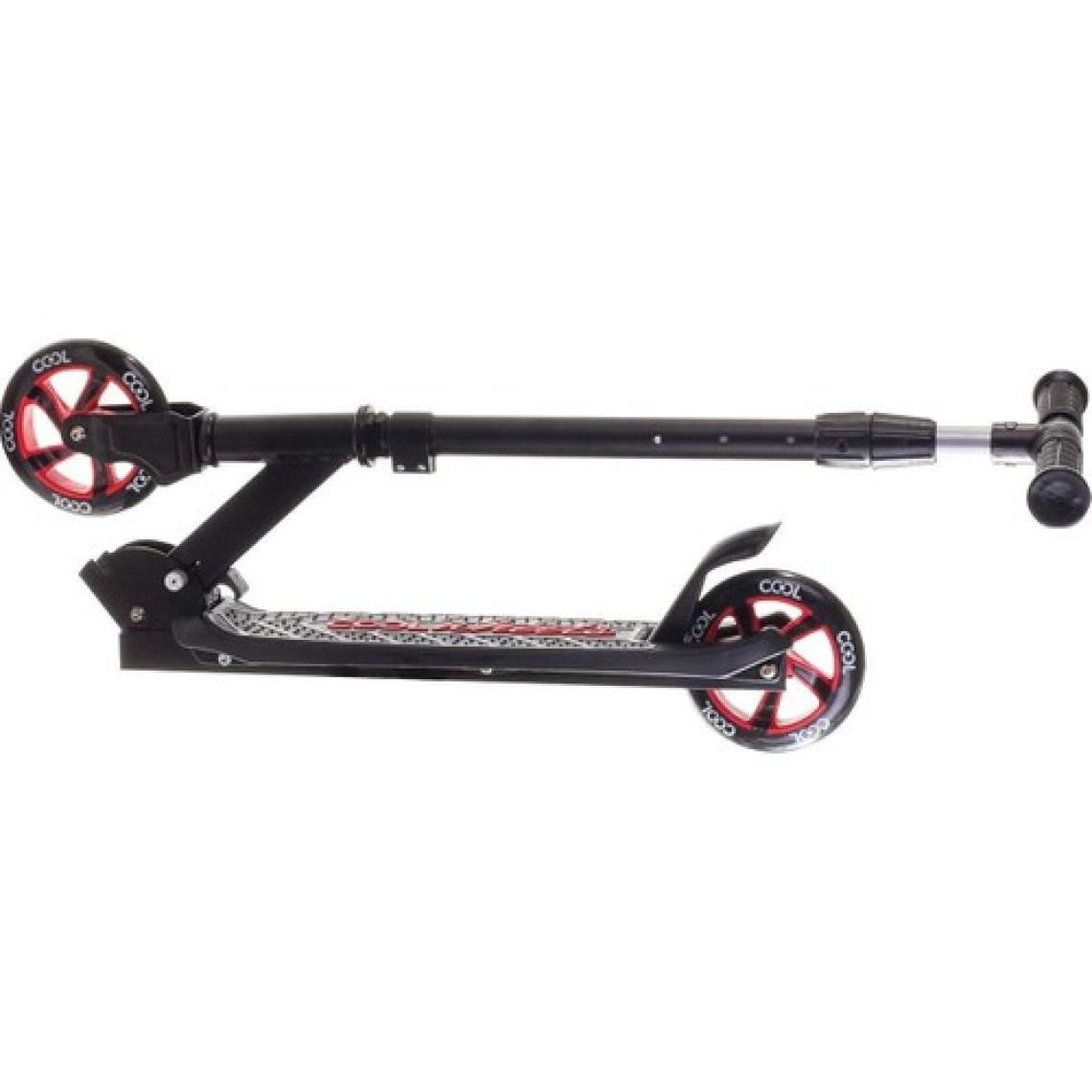 Furkan Katlamalı 2 Tekerlekli Çocuk Scooter (+8 Yaş)+ Kask ( Kırmızı ) 8 wheels