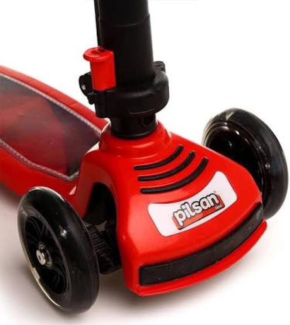Pilsan Power 3 Tekerlekli Katlanabilir Işıklı Sarı Scooter